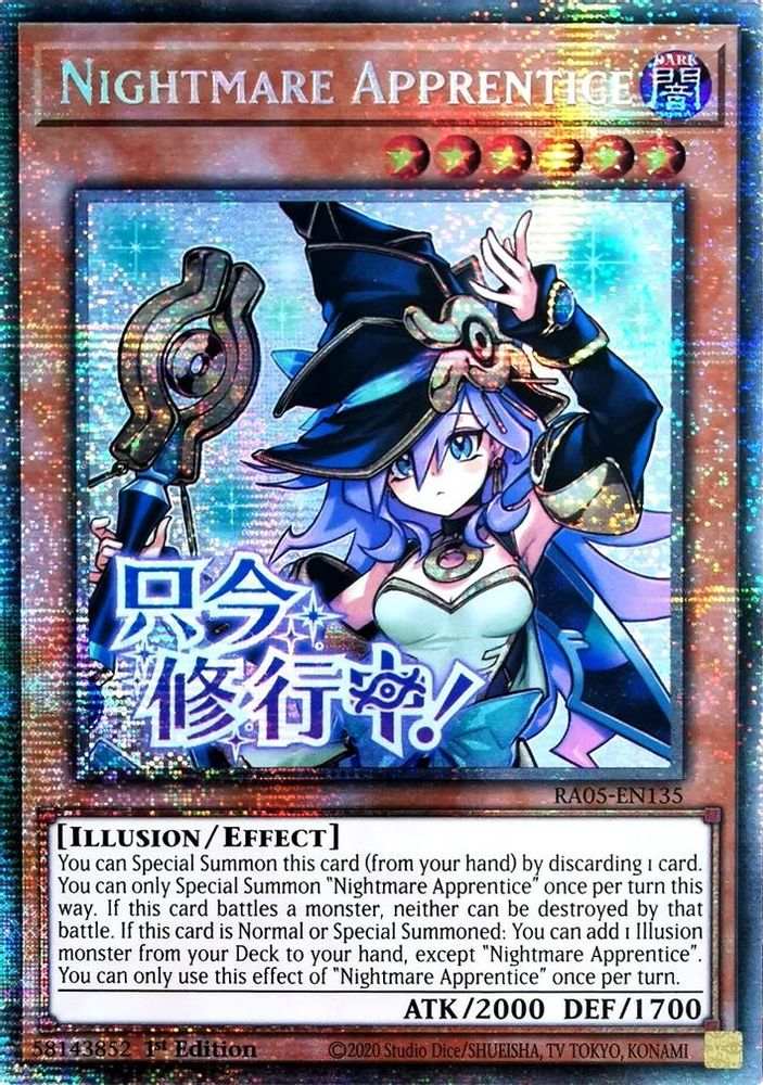 Nightmare Apprentice (Starlight Rare) (RA05-EN135) - Starlight Rare