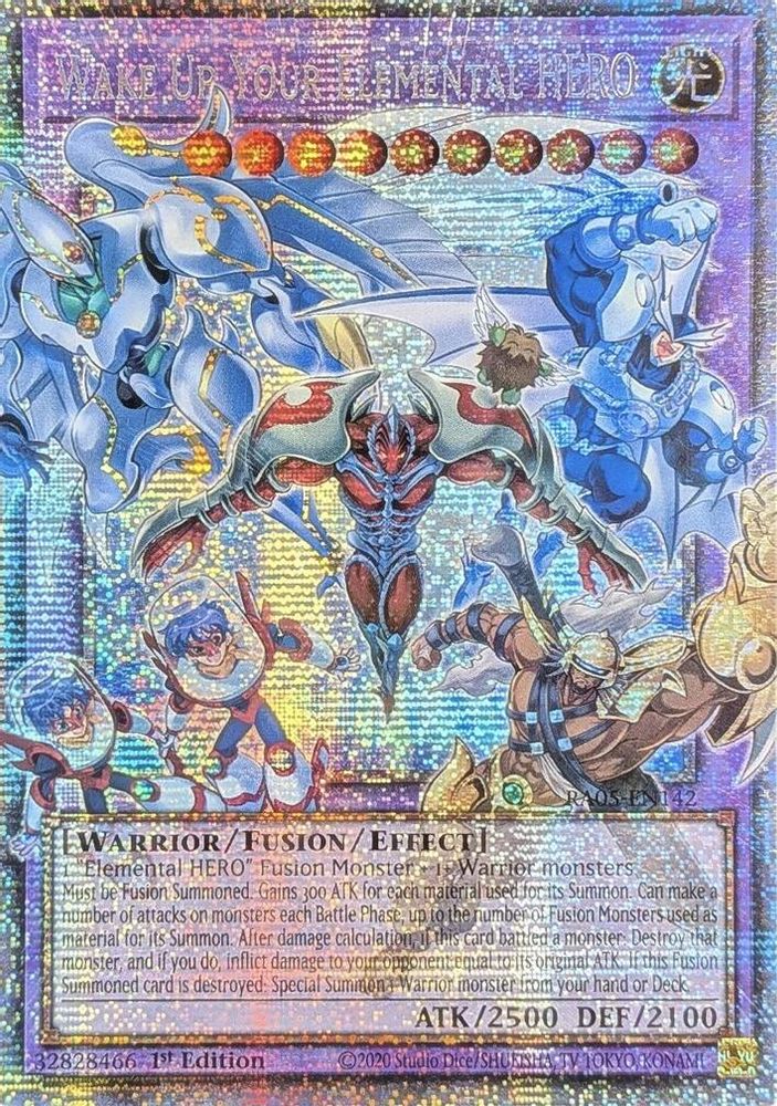 Wake Up Your Elemental HERO (Starlight Rare) (RA05-EN142) - Starlight Rare