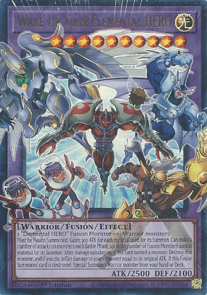 Wake Up Your Elemental HERO (RA05-EN142) - Ultra Rare