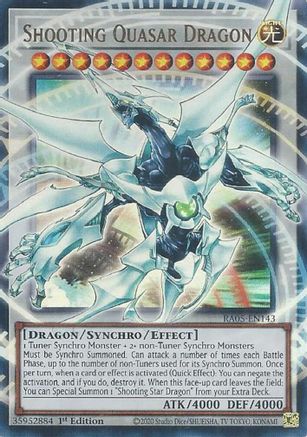Shooting Quasar Dragon (RA05-EN143) - Ultra Rare
