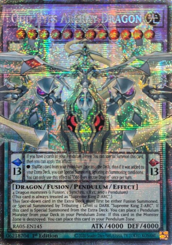 Odd-Eyes Arcray Dragon (Starlight Rare) (RA05-EN145) - Starlight Rare