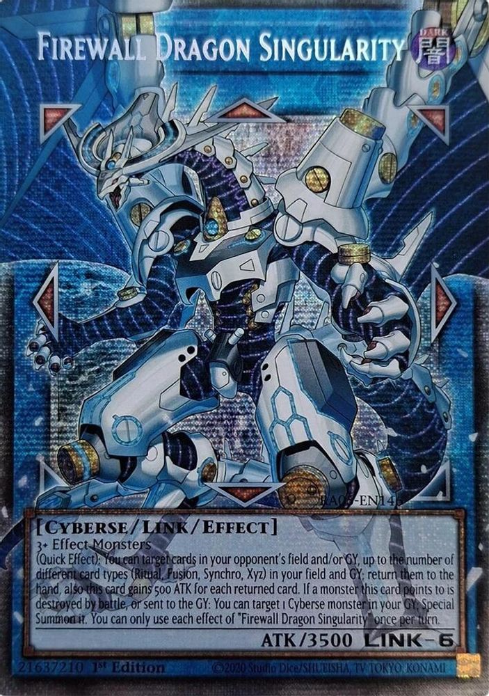 Firewall Dragon Singularity (Starlight Rare) (RA05-EN146) - Starlight Rare