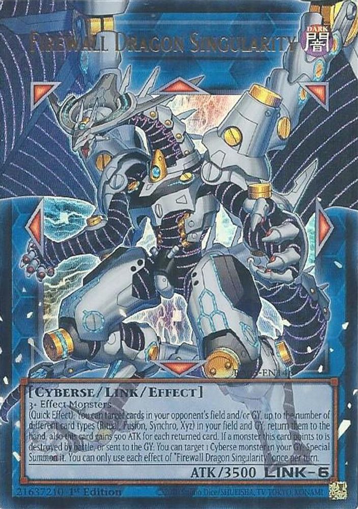 Firewall Dragon Singularity (RA05-EN146) - Ultra Rare