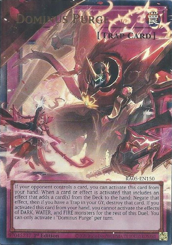 Dominus Purge (Extended Art) (RA05-EN150) - Ultra Rare