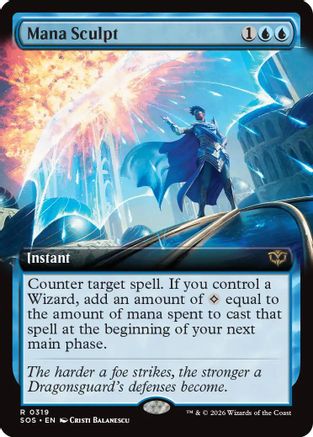 Mana Sculpt (Extended Art) (SOS-319) - Secrets of Strixhaven Foil