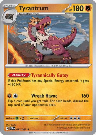 Tyrantrum 045  - Rare