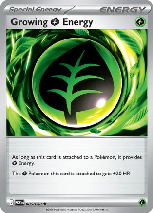 Growing Grass Energy 086/088  - Rare
