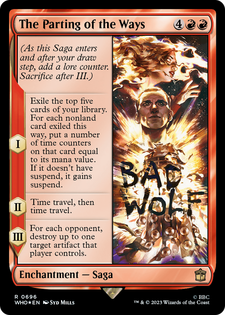 The Parting of the Ways (WHO-696) - Doctor Who Foil