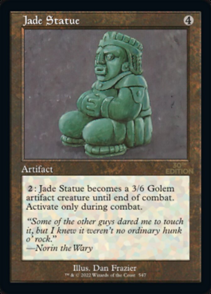 Statue de Jade (Rétro) [Édition 30e anniversaire] 