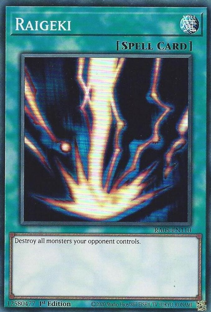 Raigeki (RA05-EN110) - Super Rare
