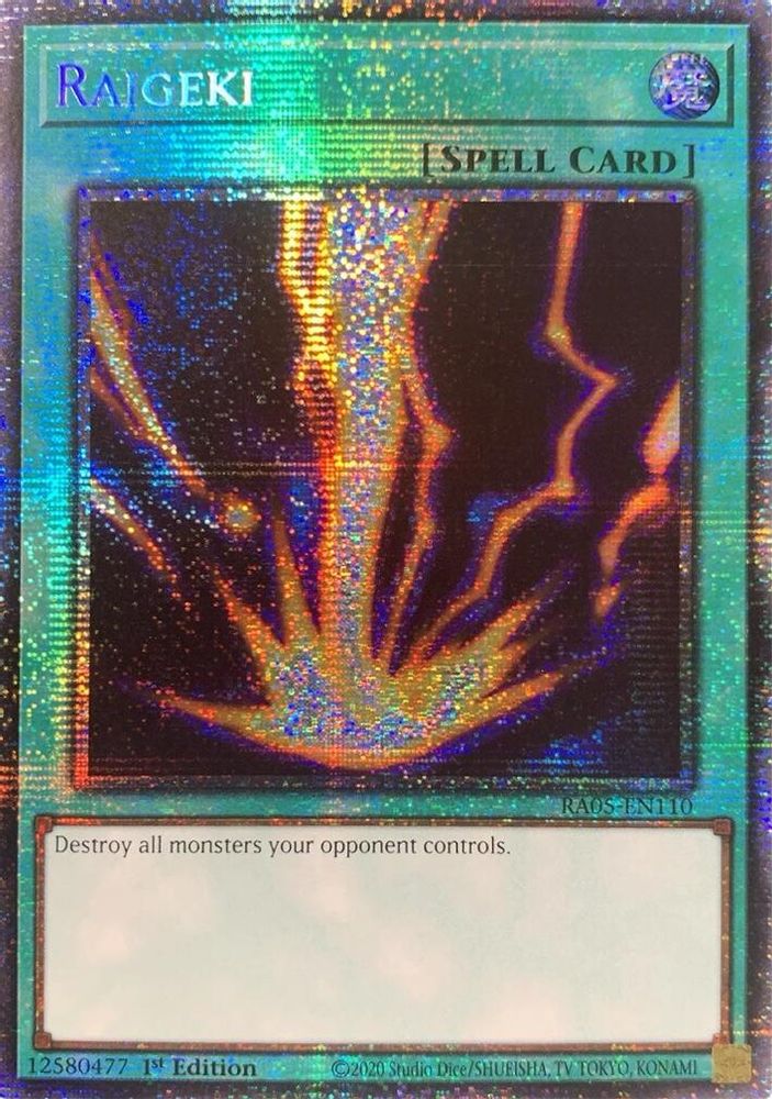 Raigeki (Starlight Rare) (RA05-EN110) - Starlight Rare
