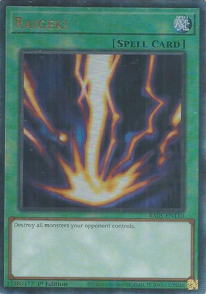 Raigeki (Ultimate Rare) (RA05-EN110) - Ultimate Rare