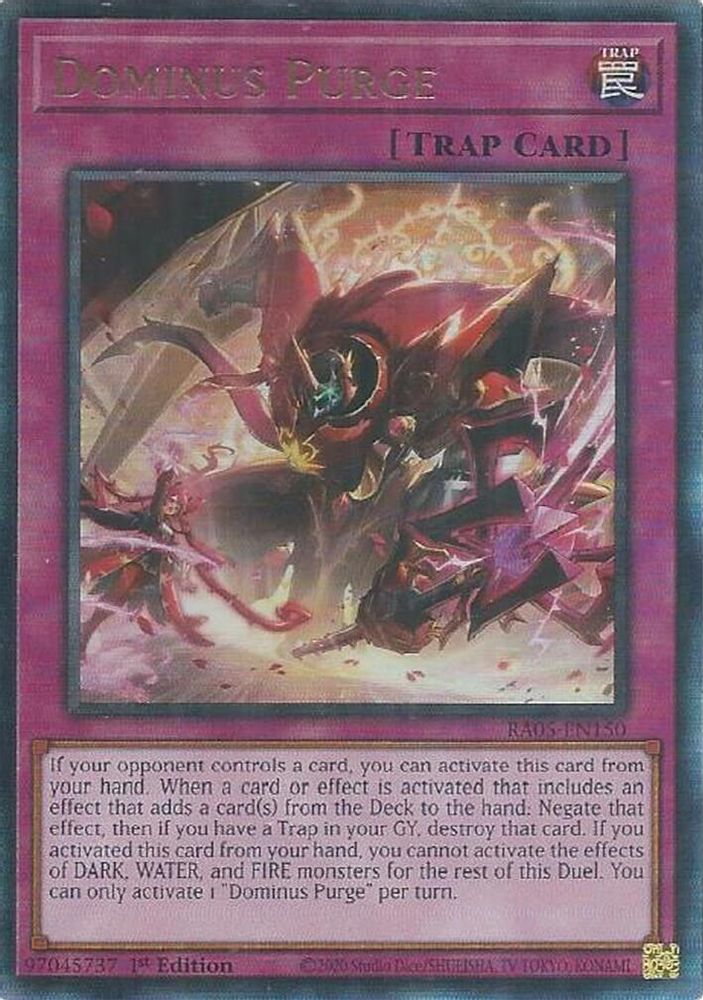 Dominus Purge (Ultimate Rare) (RA05-EN150) - Ultimate Rare