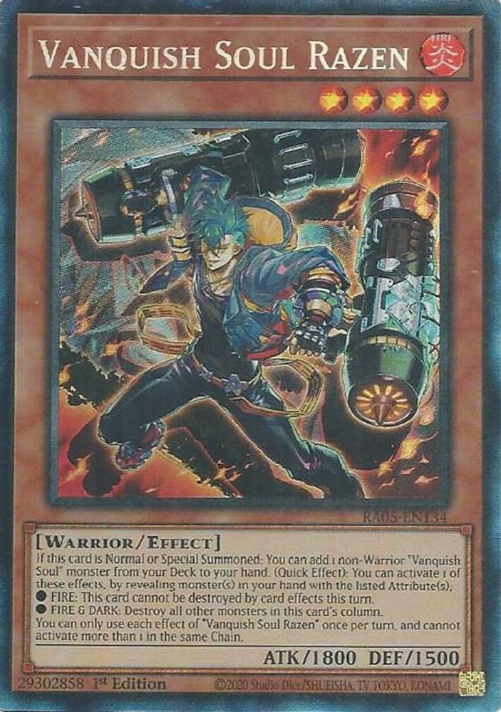 Vanquish Soul Razen (Collector's Rare) (RA05-EN134) - Collector's Rare