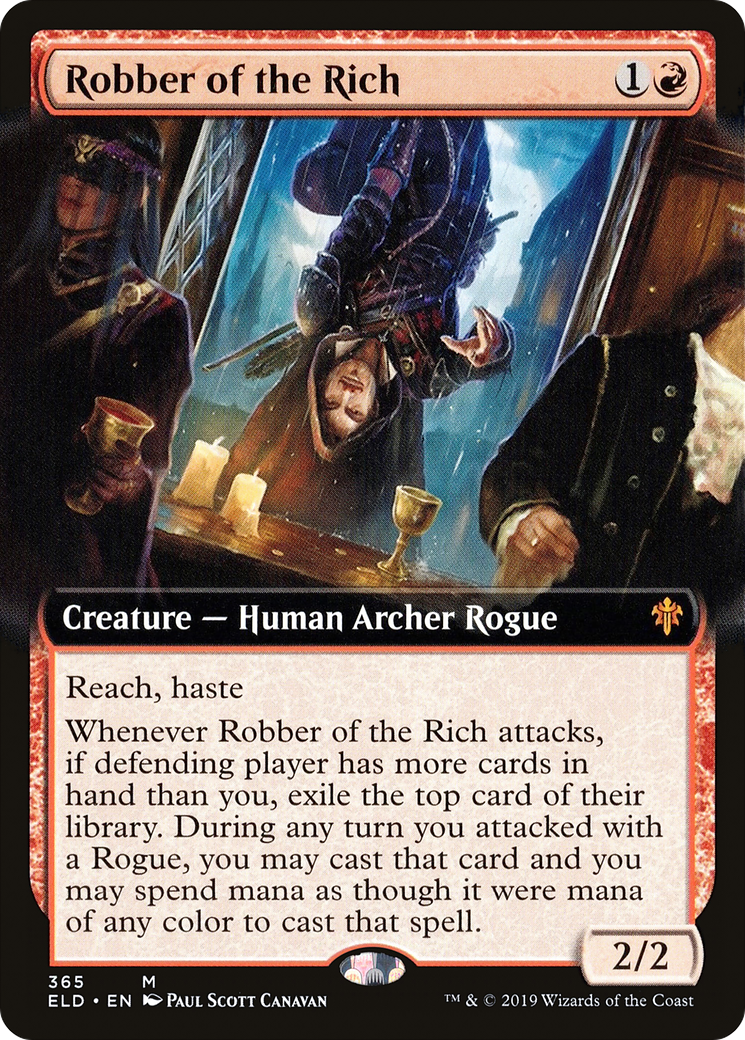 Voleur des riches (art étendu) [Trône d'Eldraine] 