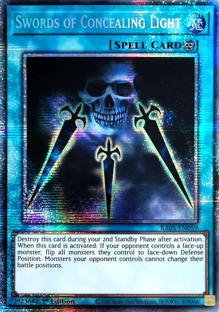 Swords of Concealing Light (Starlight Rare) (RA05-EN059) - Starlight Rare