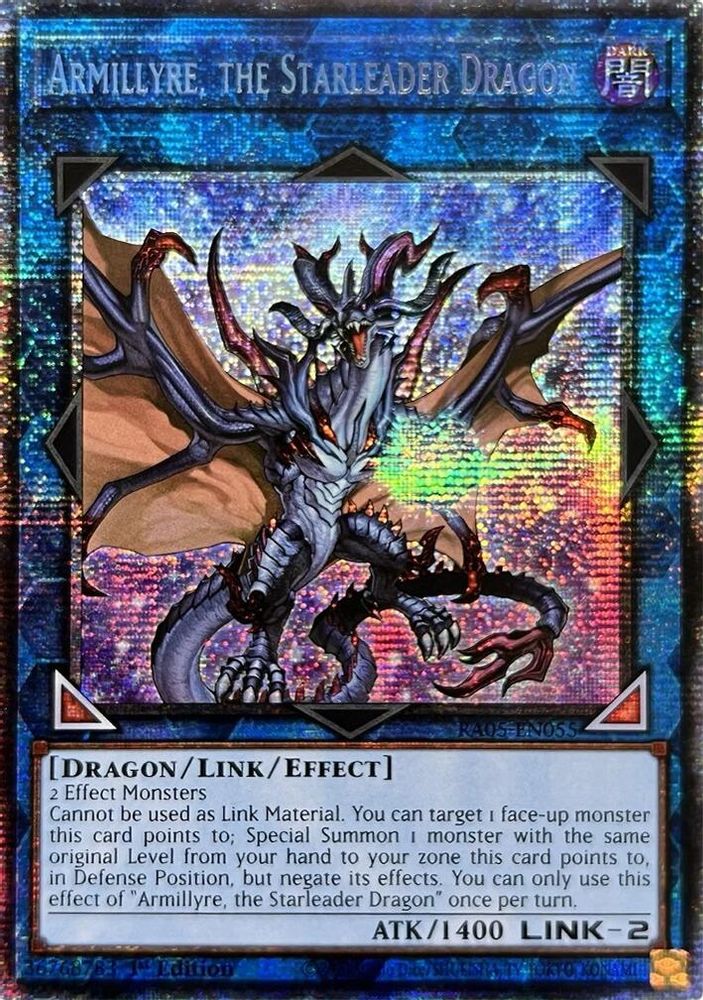 Armillyre, the Starleader Dragon (Starlight Rare) (RA05-EN055) - Starlight Rare
