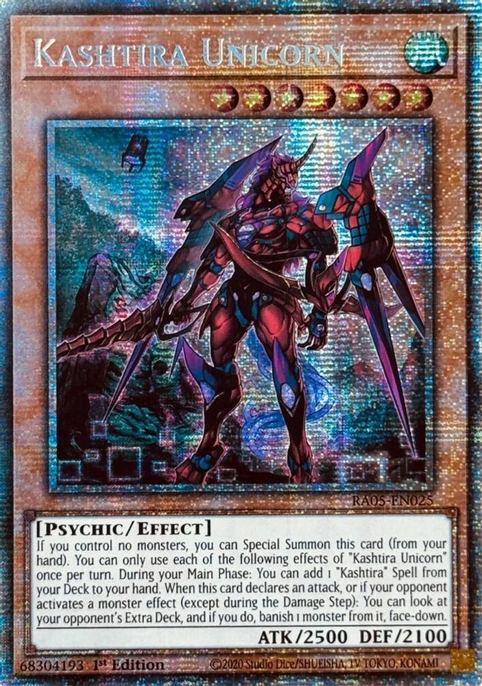 Kashtira Unicorn (Starlight Rare) (RA05-EN025) - Starlight Rare
