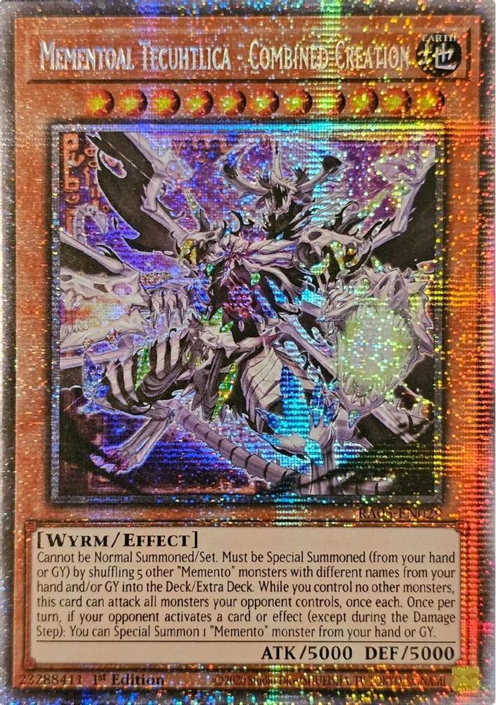 Mementoal Tecuhtlica - Combined Creation (Starlight Rare) (RA05-EN029) - Starlight Rare