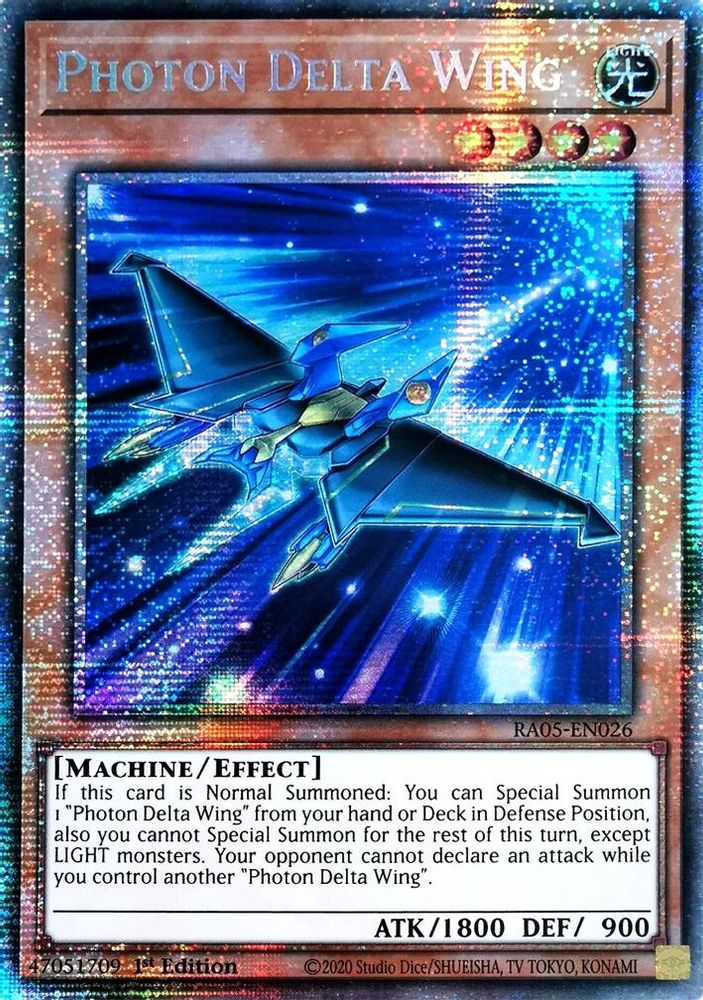 Photon Delta Wing (Starlight Rare) (RA05-EN026) - Starlight Rare