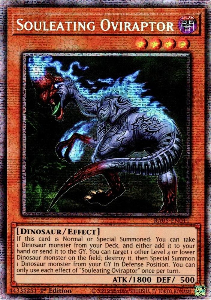 Souleating Oviraptor (Starlight Rare) (RA05-EN011) - Starlight Rare