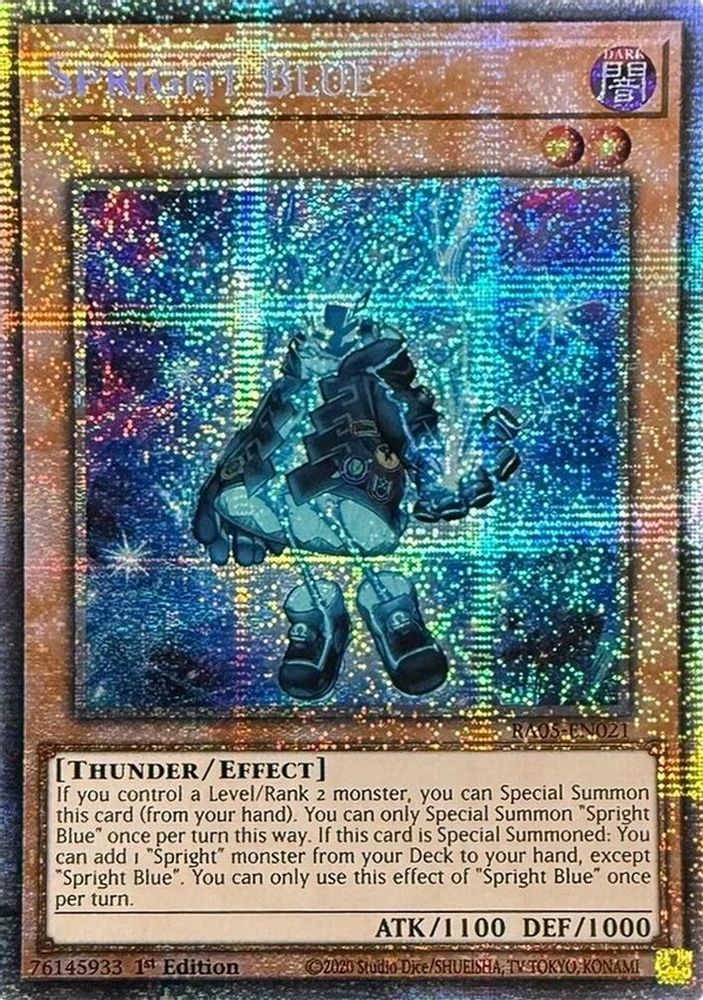 Spright Blue (Starlight Rare) (RA05-EN021) - Starlight Rare