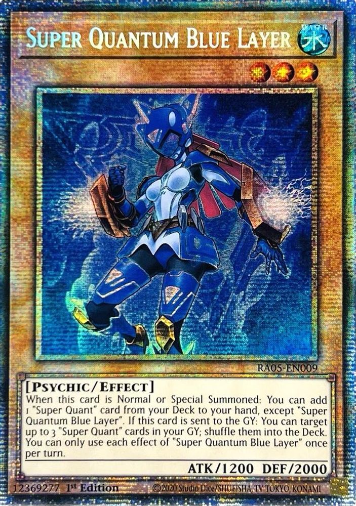 Super Quantum Blue Layer (Starlight Rare) (RA05-EN009) - Starlight Rare