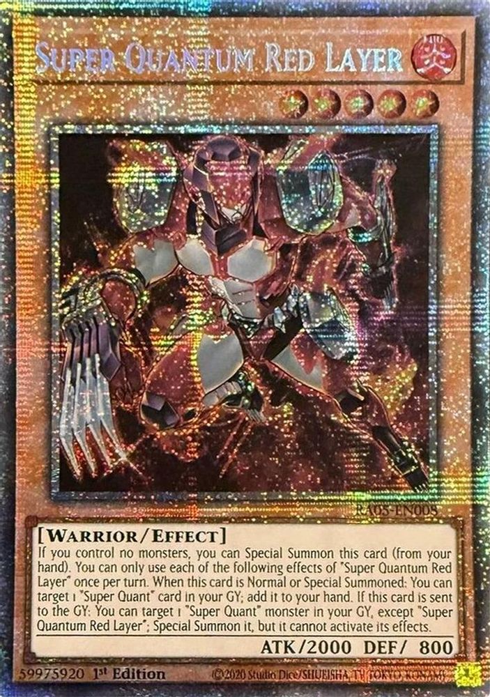 Super Quantum Red Layer (Starlight Rare) (RA05-EN008) - Starlight Rare