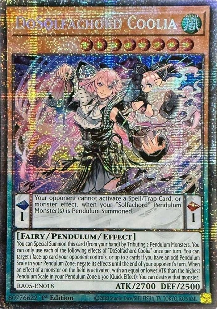 DoSolfachord Coolia (Starlight Rare) (RA05-EN018) - Starlight Rare