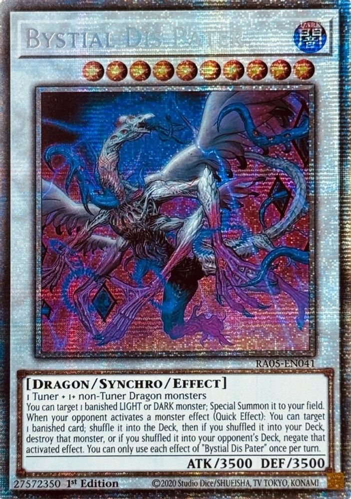 Bystial Dis Pater (Starlight Rare) (RA05-EN041) - Starlight Rare