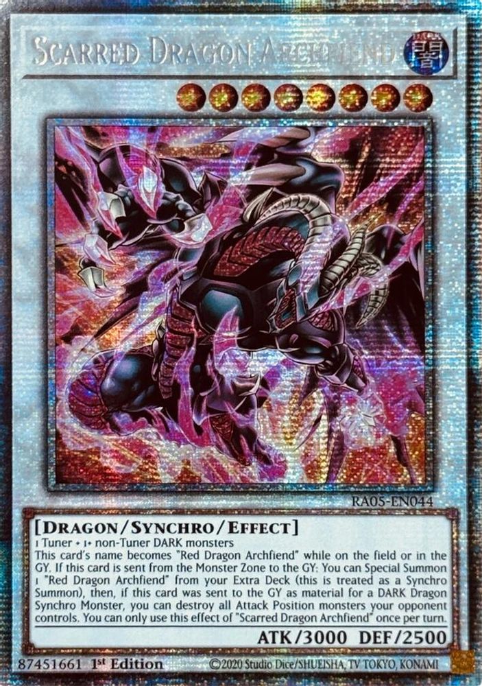 Scarred Dragon Archfiend (Starlight Rare) (RA05-EN044) - Starlight Rare