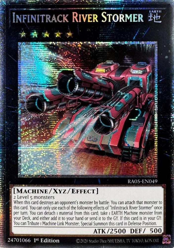 Infinitrack River Stormer (Starlight Rare) (RA05-EN049) - Starlight Rare