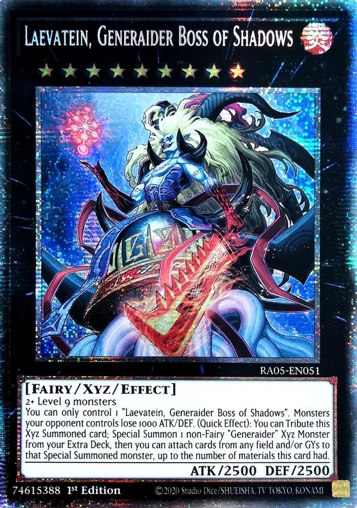 Laevatein, Generaider Boss of Shadows (Starlight Rare) (RA05-EN051) - Starlight Rare