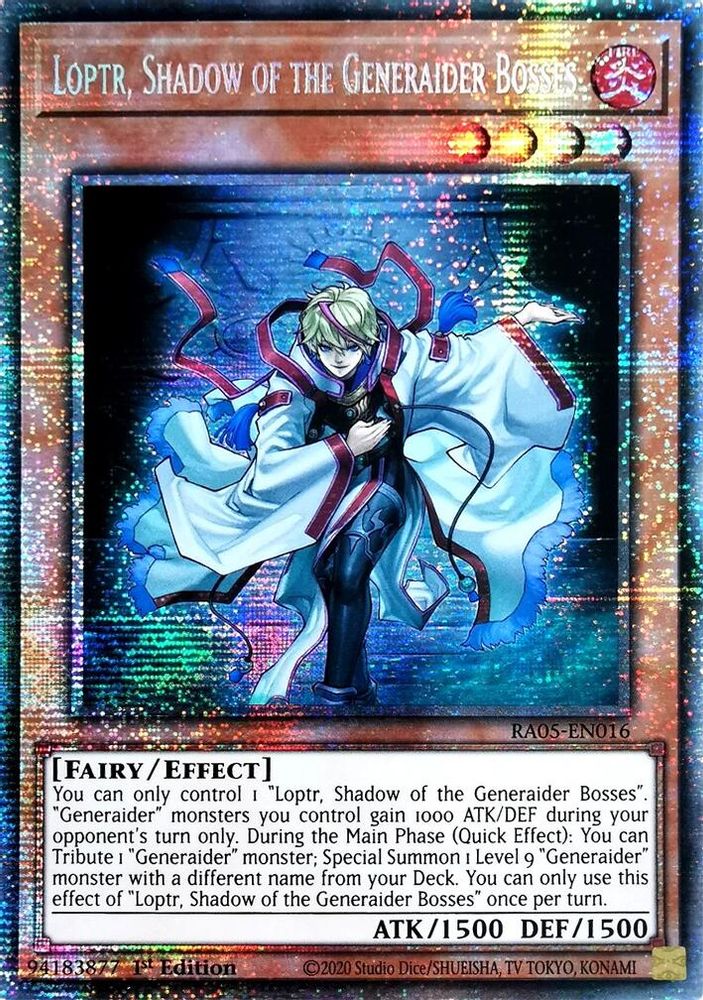 Loptr, Shadow of the Generaider Bosses (Starlight Rare) (RA05-EN016) - Starlight Rare