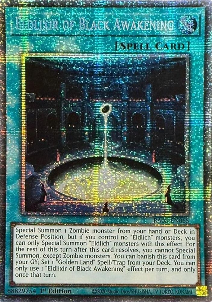 Eldlixir of Black Awakening (Starlight Rare) (RA05-EN065) - Starlight Rare