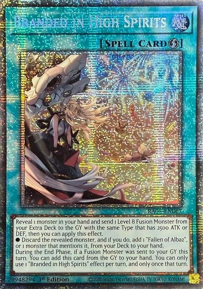 Branded in High Spirits (Starlight Rare) (RA05-EN067) - Starlight Rare
