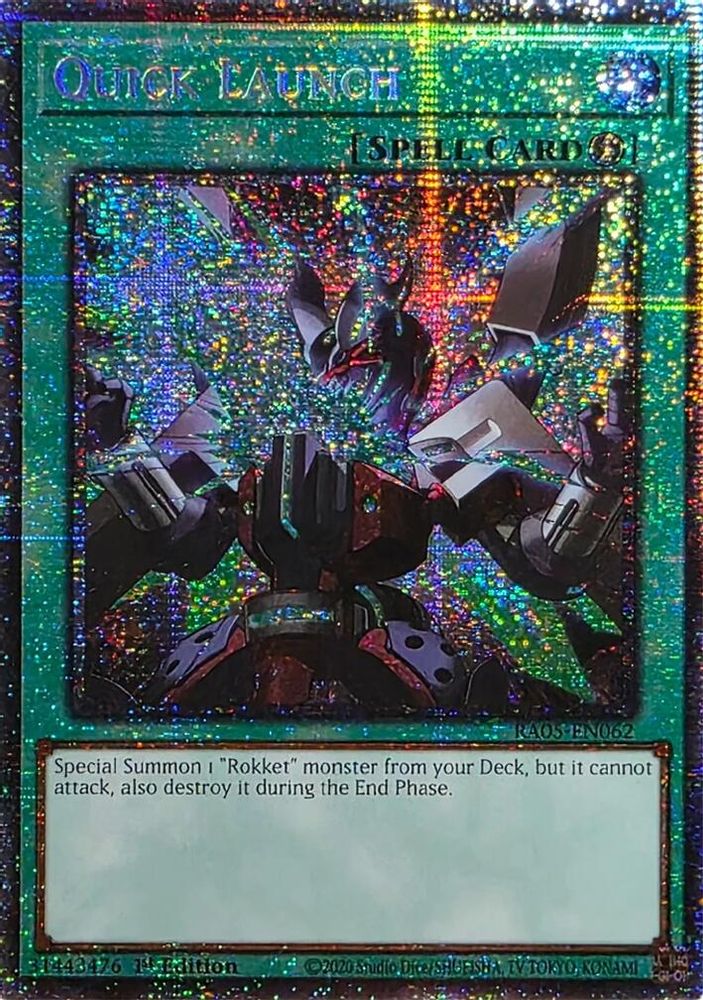 Quick Launch (Starlight Rare) (RA05-EN062) - Starlight Rare