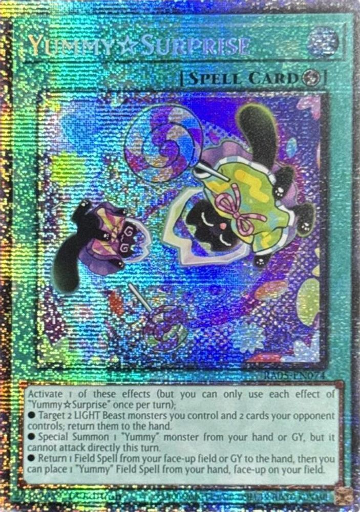 YummySurprise (Starlight Rare) (RA05-EN074) - Starlight Rare