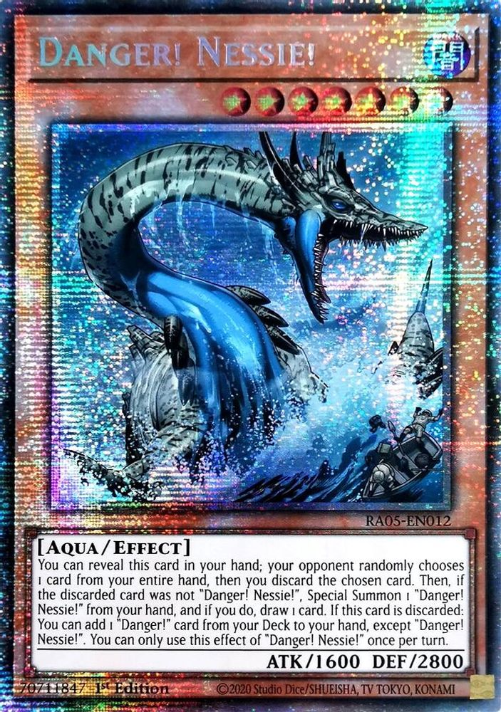 Danger! Nessie! (Starlight Rare) (RA05-EN012) - Starlight Rare
