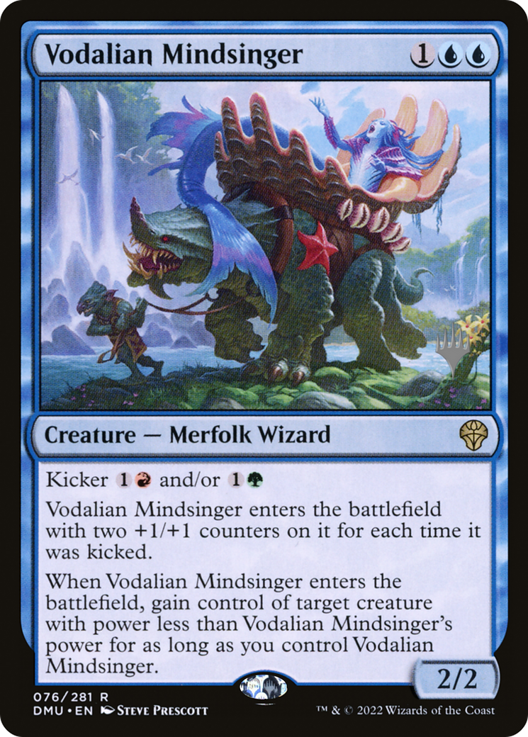 Vodalian Mindsinger (Pack promotionnel) [Dominaria United Promos] 