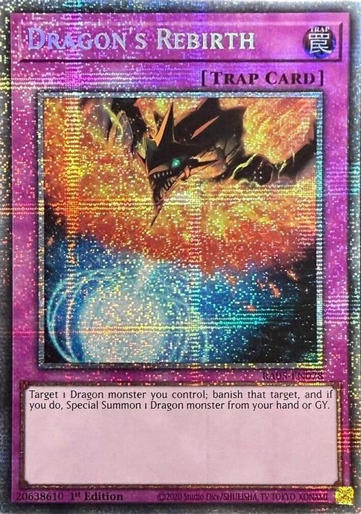 Dragon's Rebirth (Starlight Rare) (RA05-EN078) - Starlight Rare