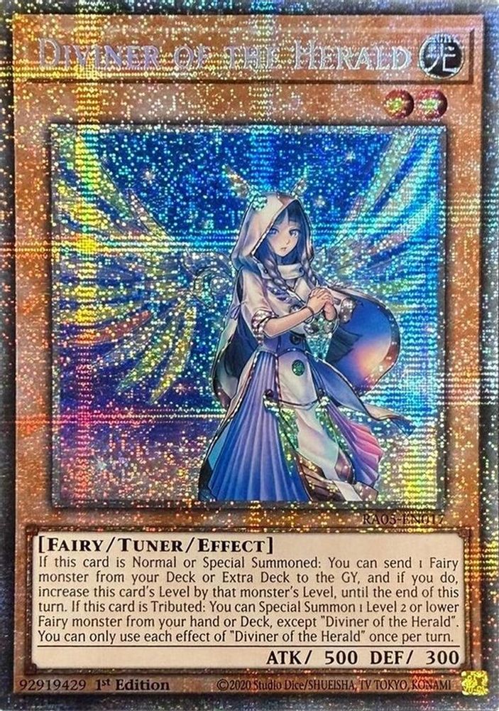 Diviner of the Herald (Starlight Rare) (RA05-EN017) - Starlight Rare