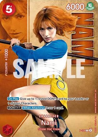 Nami - P-139 (Premium Card Collection -Live Action Edition Vol.2 Straw Hat Crew-) (P-139) - Promo