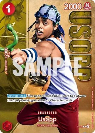 Usopp - P-136 (Premium Card Collection -Live Action Edition Vol.2 Straw Hat Crew-) (P-136) - Promo