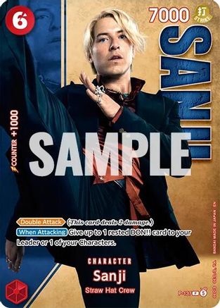 Sanji - P-137 (Premium Card Collection -Live Action Edition Vol.2 Straw Hat Crew-) (P-137) - Promo