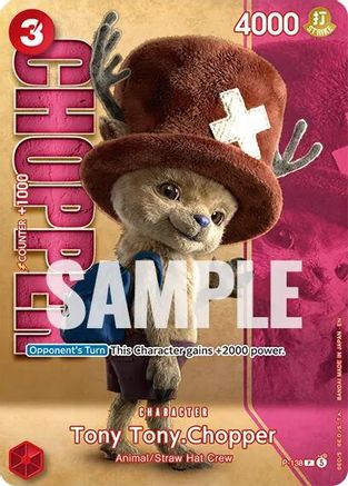 Tony Tony.Chopper - P-138 (Premium Card Collection -Live Action Edition Vol.2 Straw Hat Crew-) (P-138) - Promo