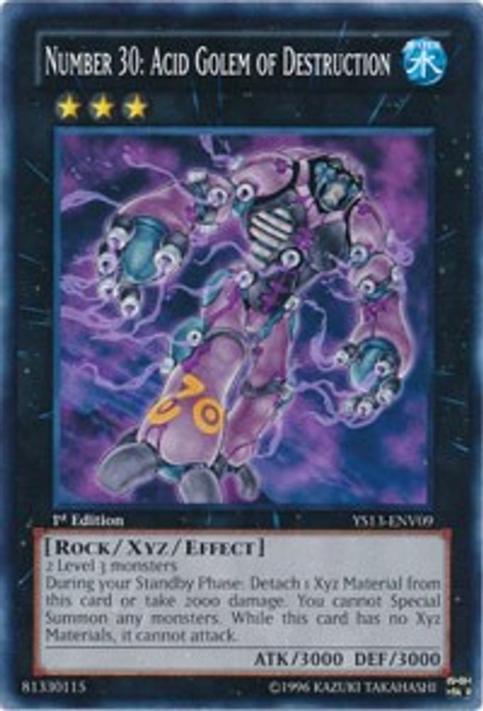 Number 30: Acid Golem of Destruction (YS13-ENV09) - Common