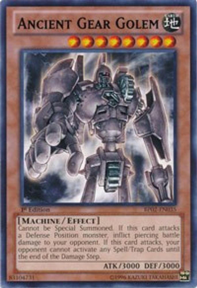 Ancient Gear Golem (BP02-EN035) - Rare