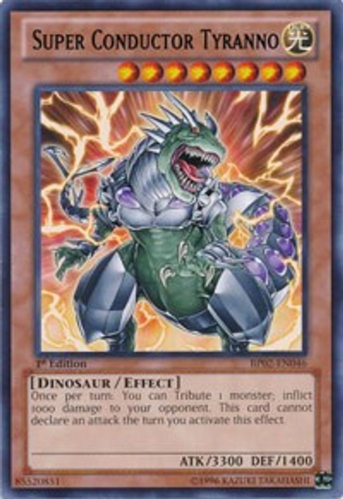 Super Conductor Tyranno (BP02-EN046) - Rare