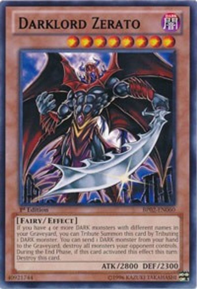 Darklord Zerato (BP02-EN060) - Rare